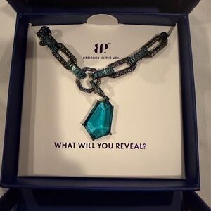 Elegant Blue Pendant Necklace